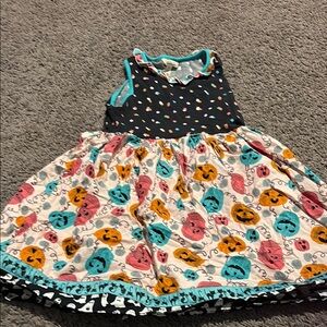 Matilda Jane Black and White Casual Sundress with Sleeveless Spaghetti Strap